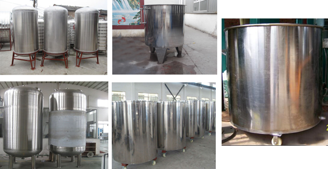 Stainless-steel storage tank